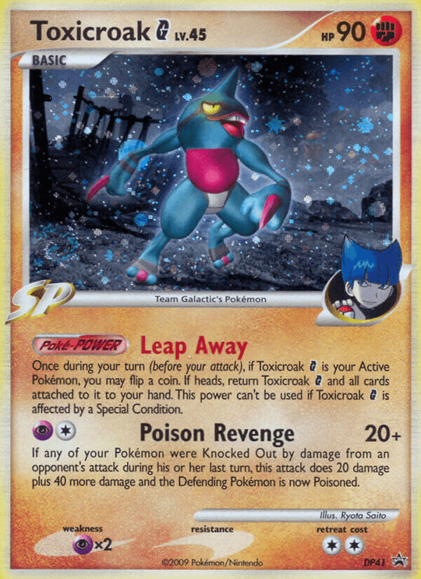 Carta Pokémon Toxicroak G DP41