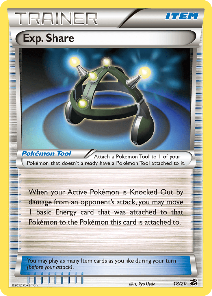 Carta Pokémon Exp. Share 18