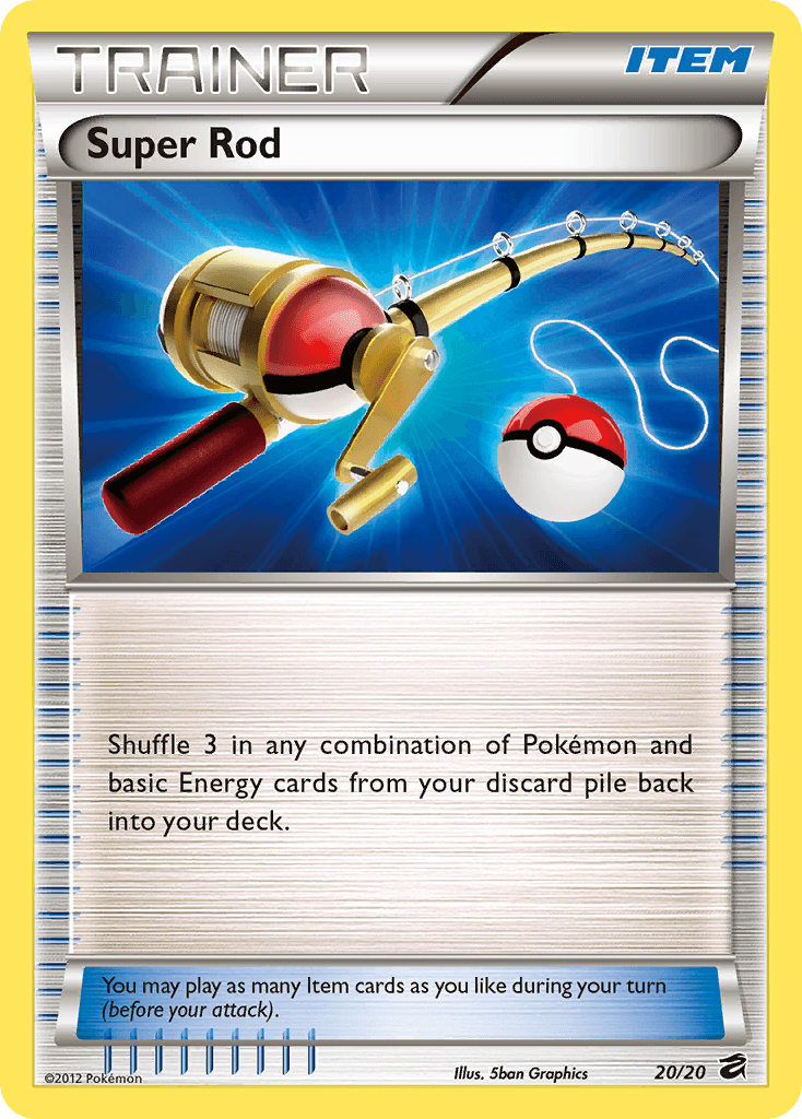 Carta Pokémon Super Rod 20