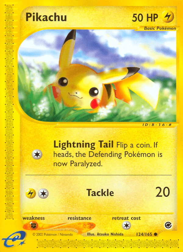 Carta Pokémon Pikachu