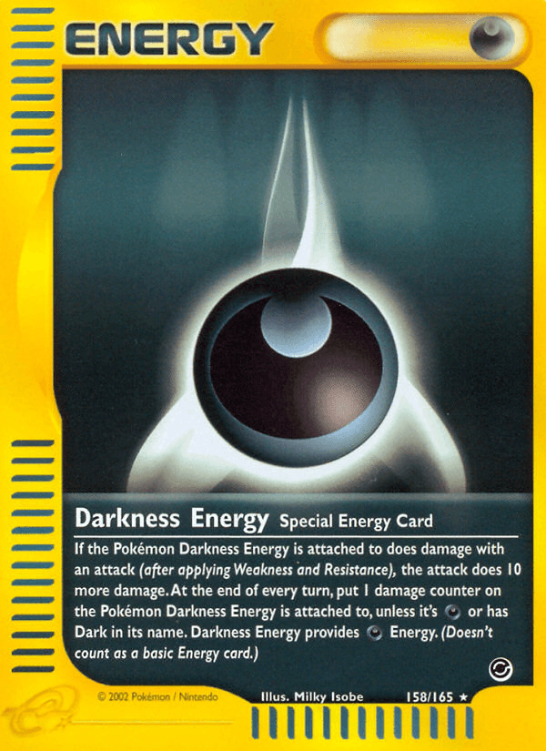 Carta Pokémon Darkness Energy 158
