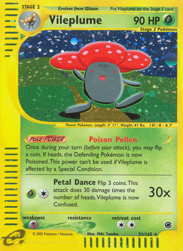 Carta Pokémon Vileplume 31