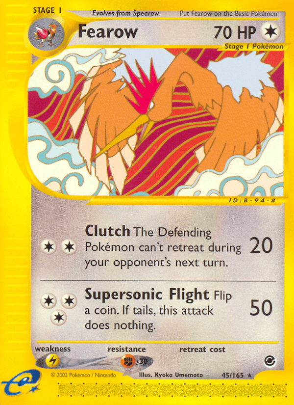Carta Pokémon Fearow 45