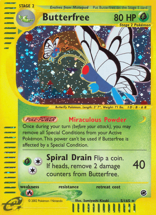 Carta Pokémon Butterfree 5