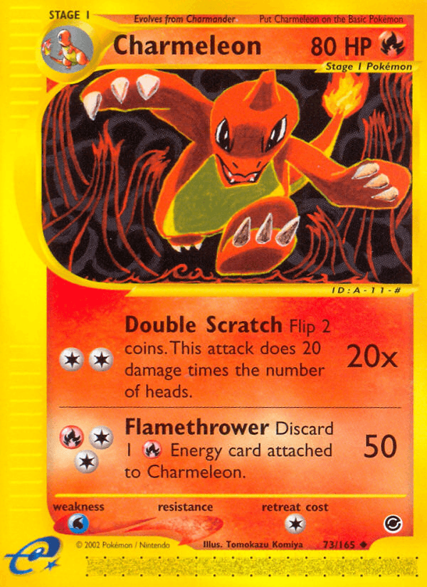 Carta Pokémon Charmeleon 73