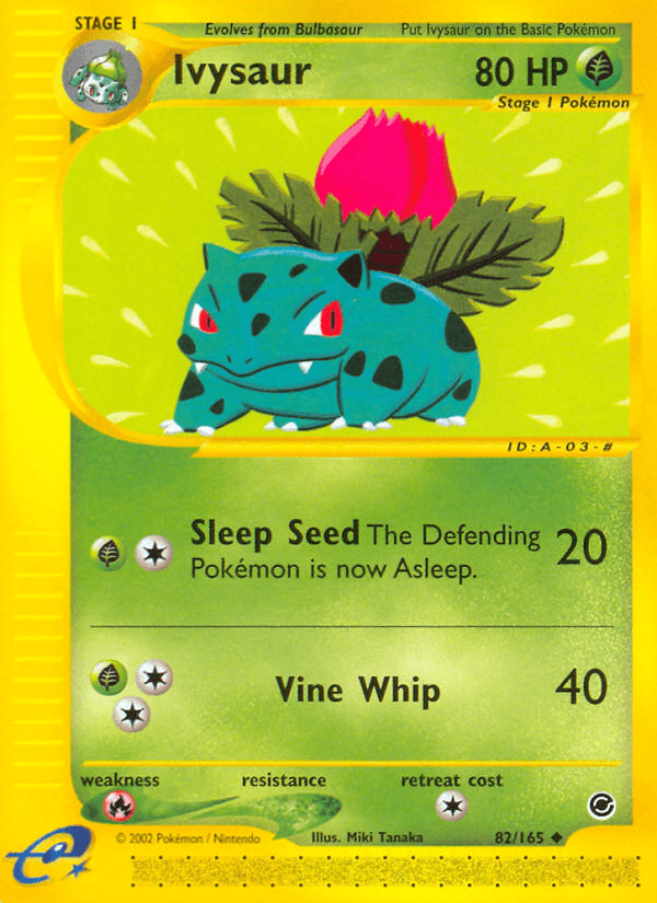 Carta Pokémon Ivysaur 82