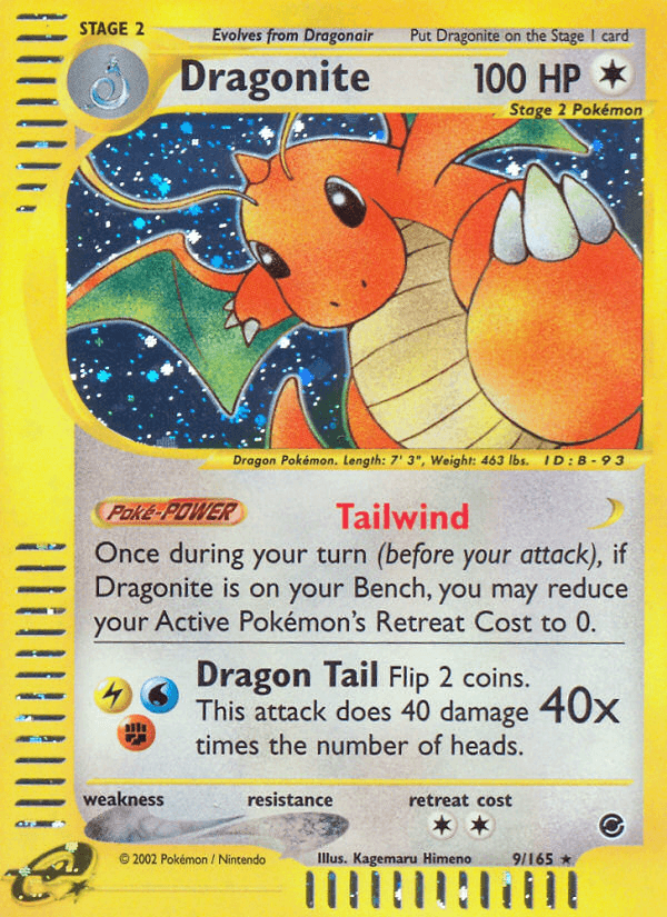 Carta Pokémon Dragonite 9