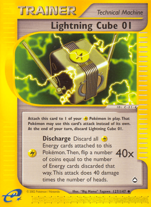 Carta Pokémon Lightning Cube 01 127