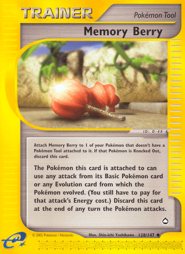 Carta Pokémon Memory Berry 128