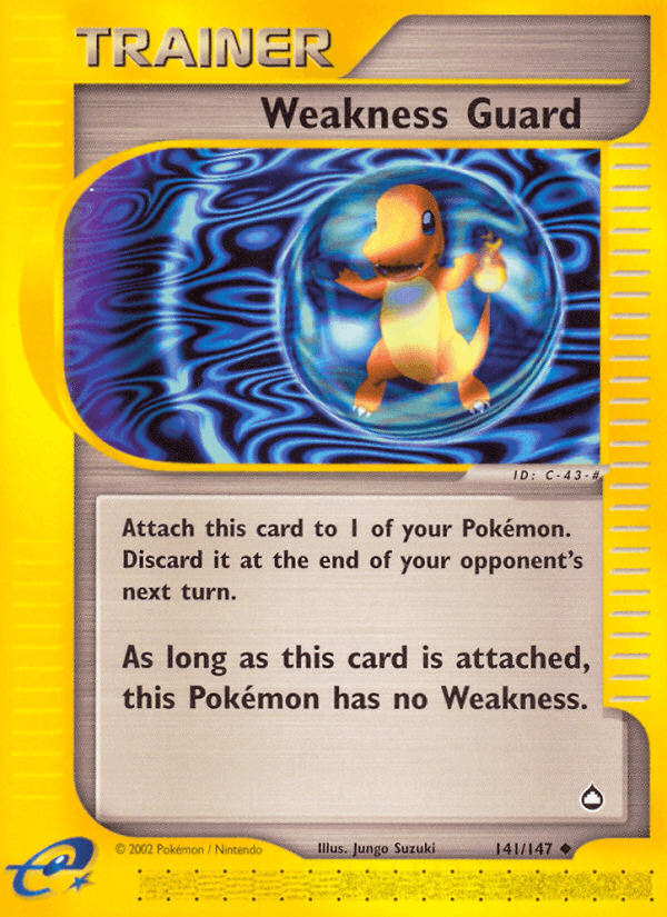 Carta Pokémon Weakness Guard 141