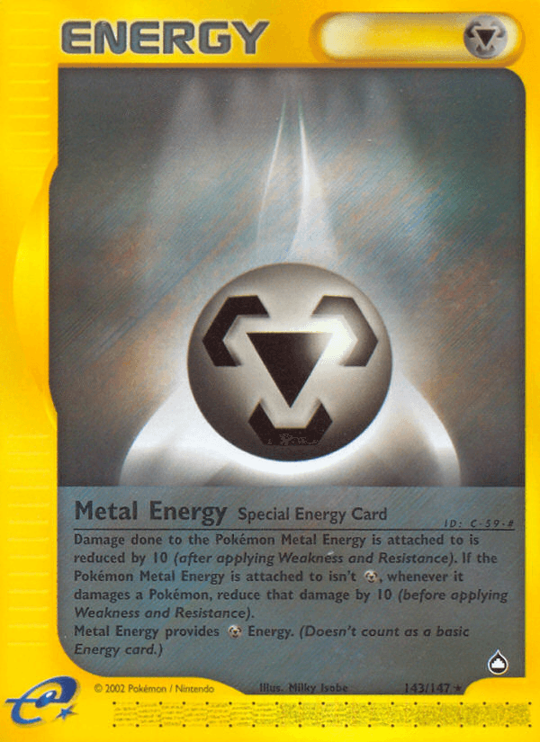 Carta Pokémon Metal Energy 143