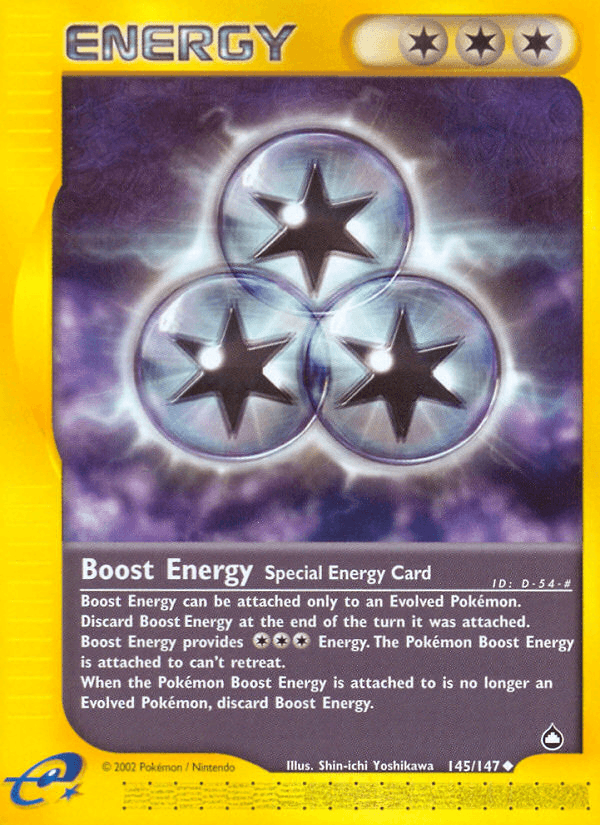 Carta Pokémon Boost Energy 145