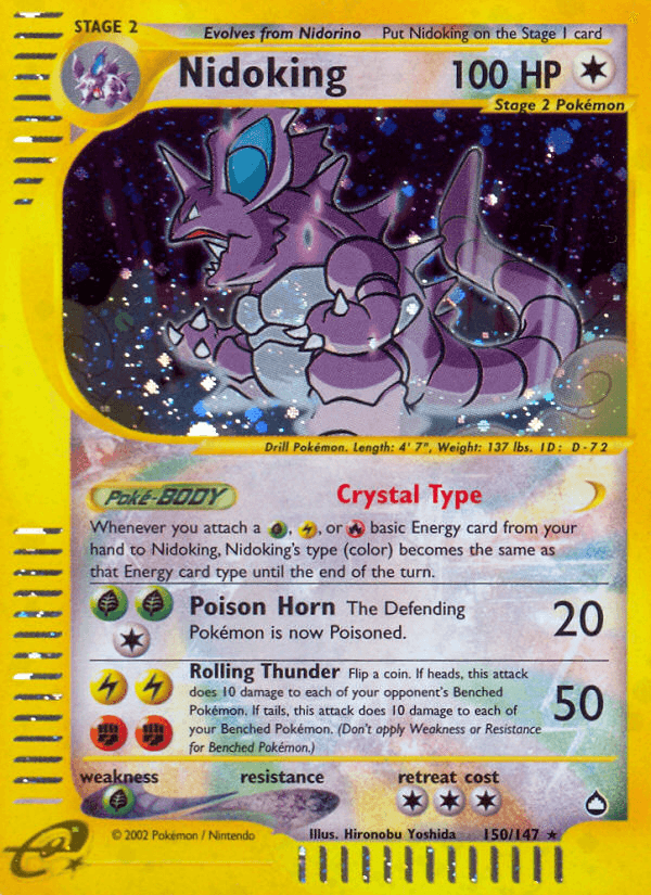 Carta Pokémon Nidoking 150
