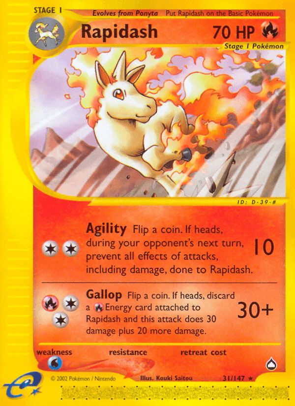 Carta Pokémon Rapidash 31