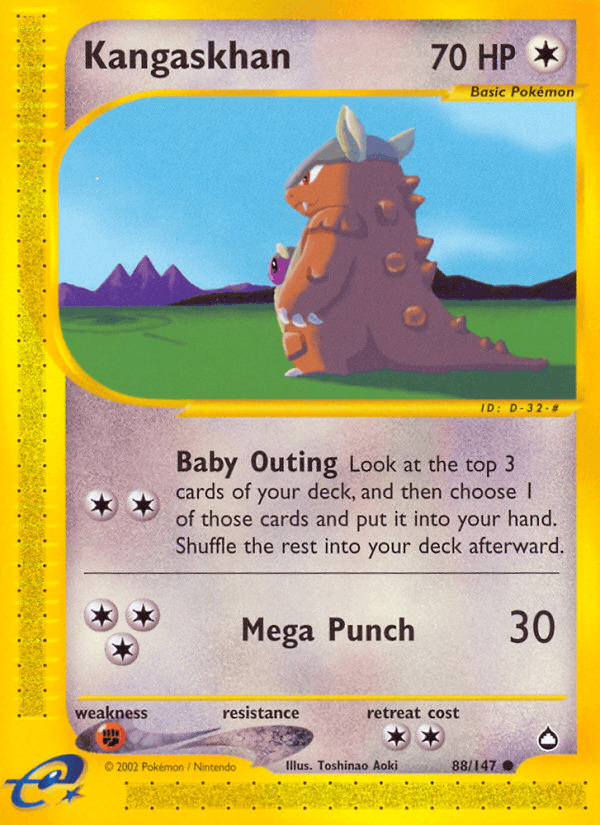 Carta Pokémon Kangaskhan 88
