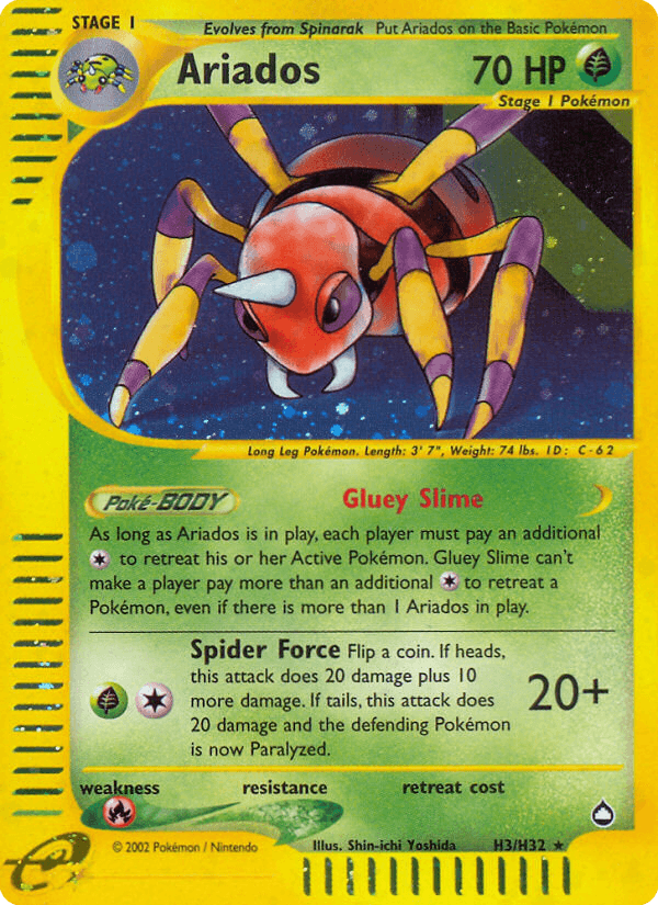 Carta Pokémon Ariados H3