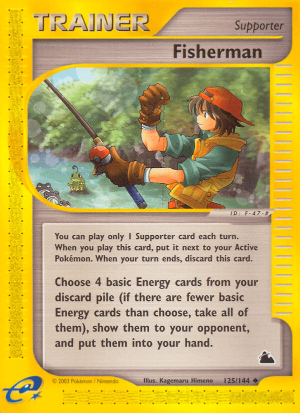 Carta Pokémon Fisherman 125