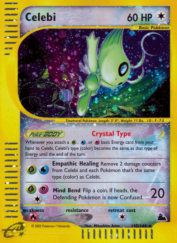 Carta Pokémon Celebi 145