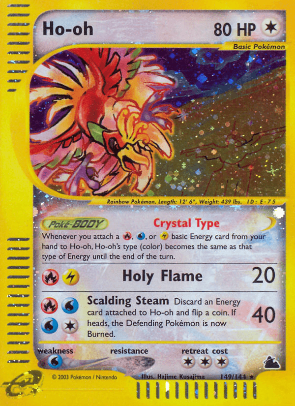 Carta Pokémon Ho-oh 149