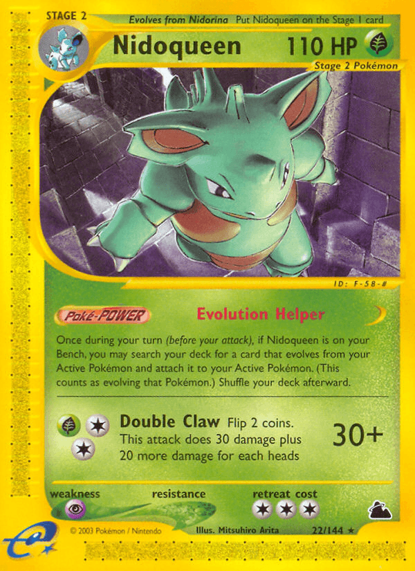 Carta Pokémon Nidoqueen 22