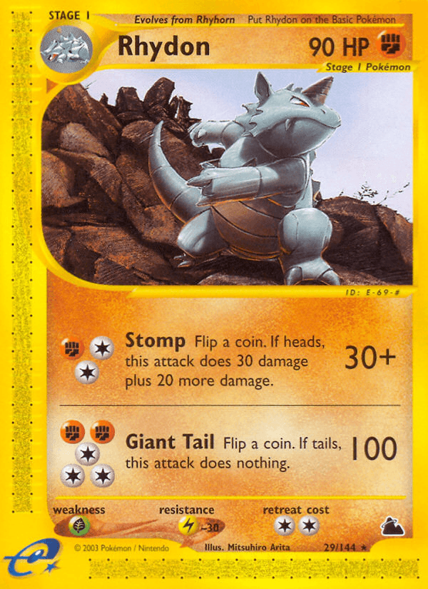 Carta Pokémon Rhydon 29