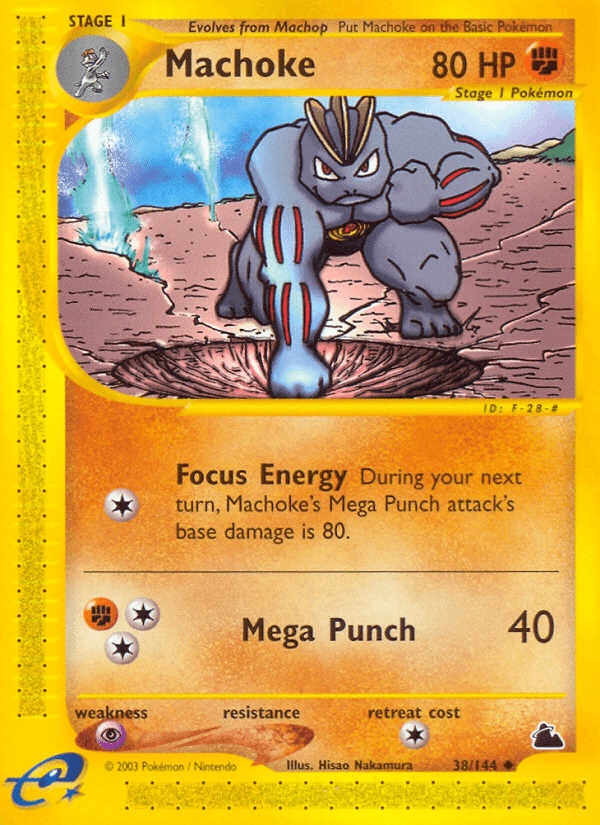 Carta Pokémon Machoke 38