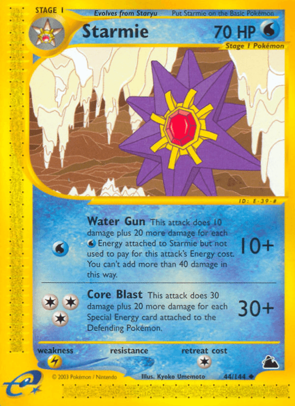 Carta Pokémon Starmie 44
