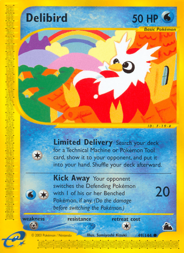 Carta Pokémon Delibird 49