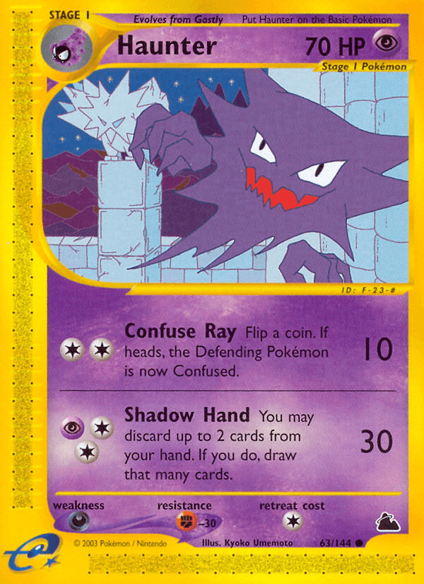 Carta Pokémon Haunter 63