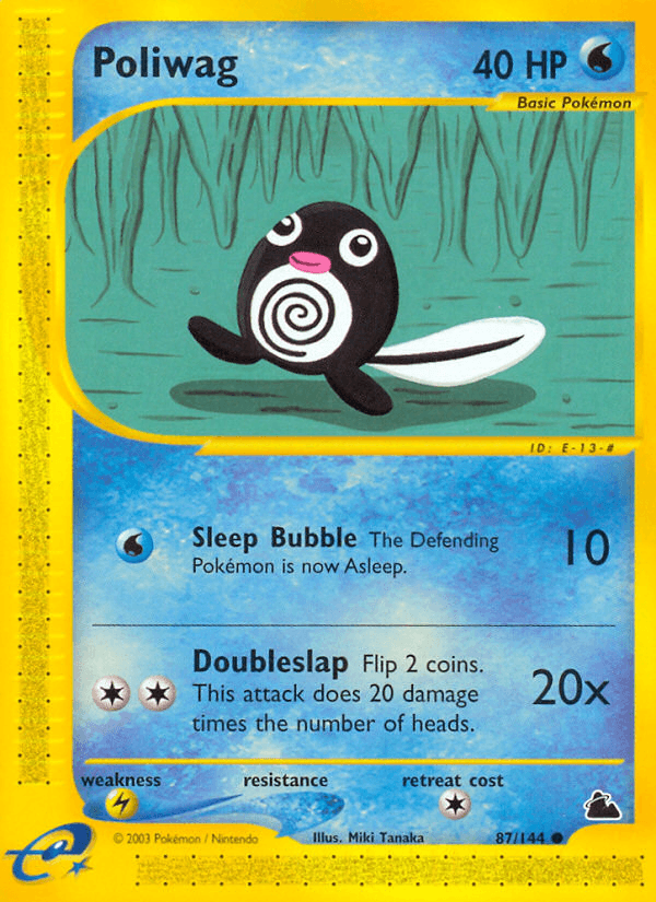 Carta Pokémon Poliwag 87