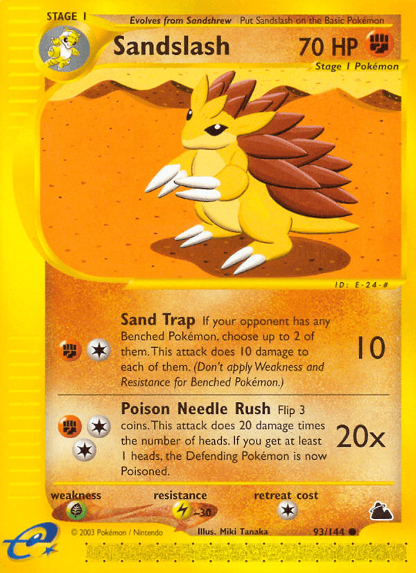 Carta Pokémon Sandslash 93