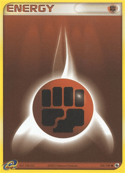 Carta Pokémon Fighting Energy 105