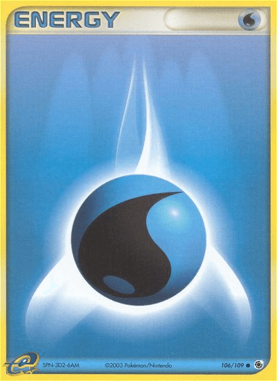 Carta Pokémon Water Energy 106