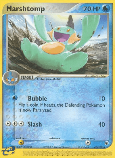 Carta Pokémon Marshtomp 40