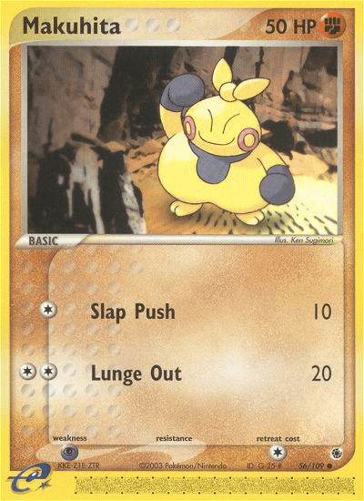 Carta Pokémon Makuhita 56