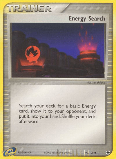 Carta Pokémon Energy Search 90