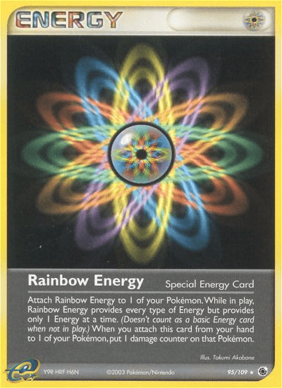 Carta Pokémon Rainbow Energy 95