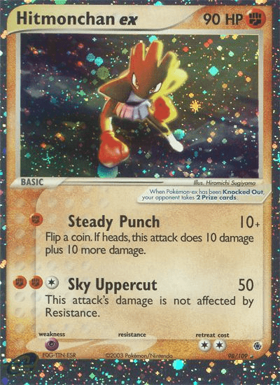 Carta Pokémon Hitmonchan ex 98