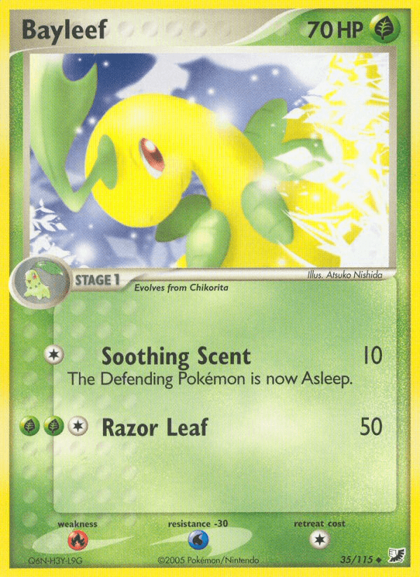 Carta Pokémon Bayleef 35