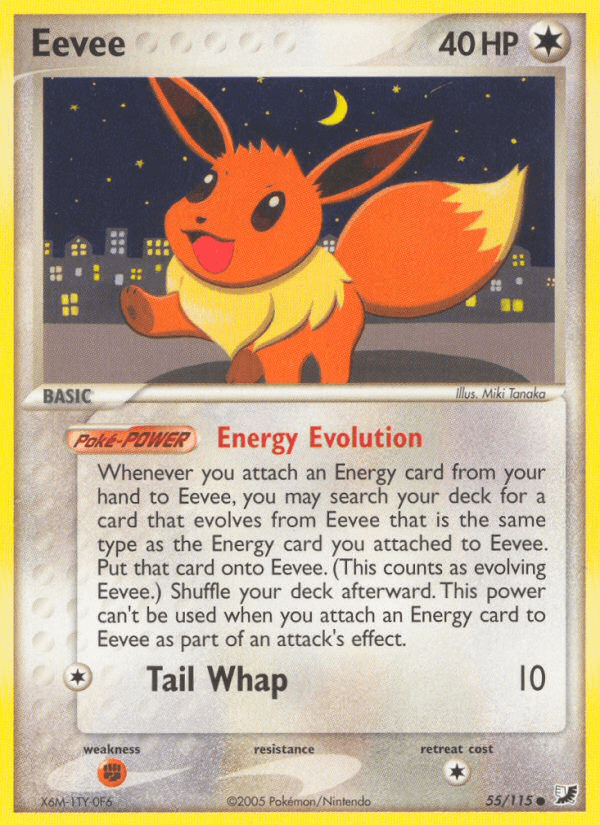 Carta Pokémon Eevee 55