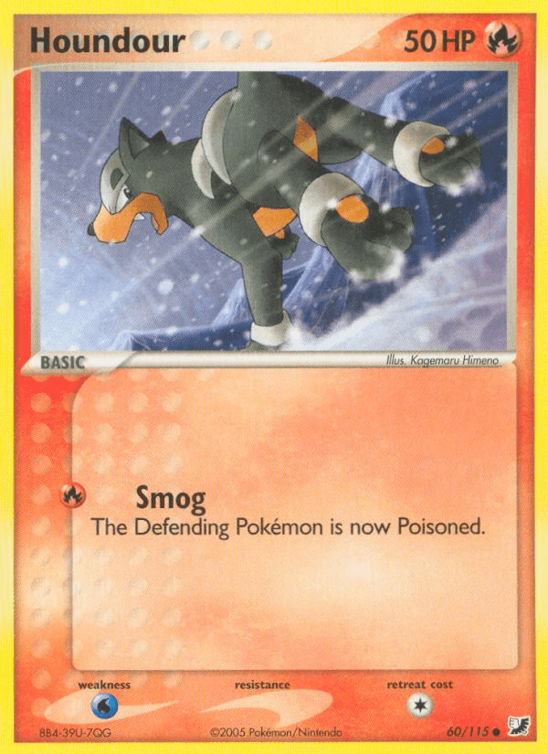 Carta Pokémon Houndour 60