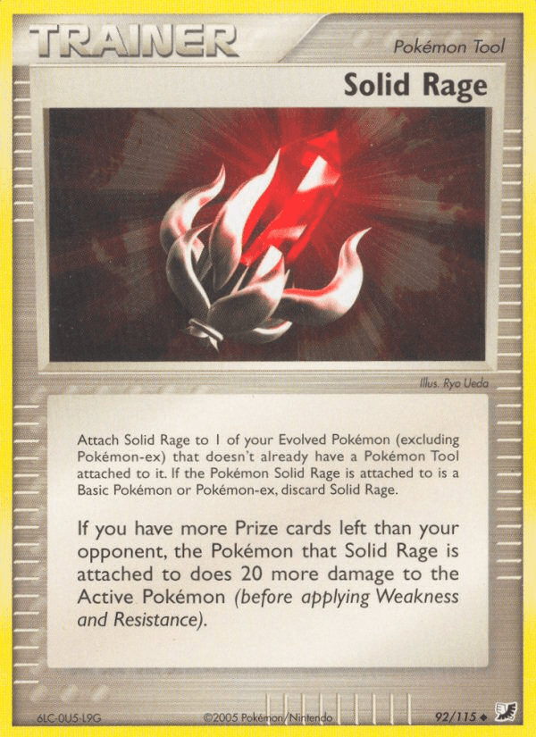 Carta Pokémon Solid Rage 92