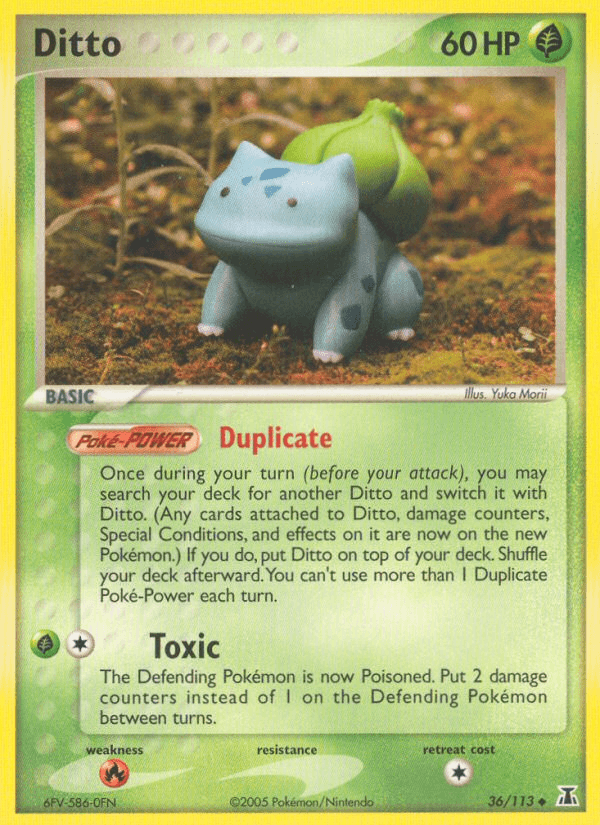 Carta Pokémon Ditto 36