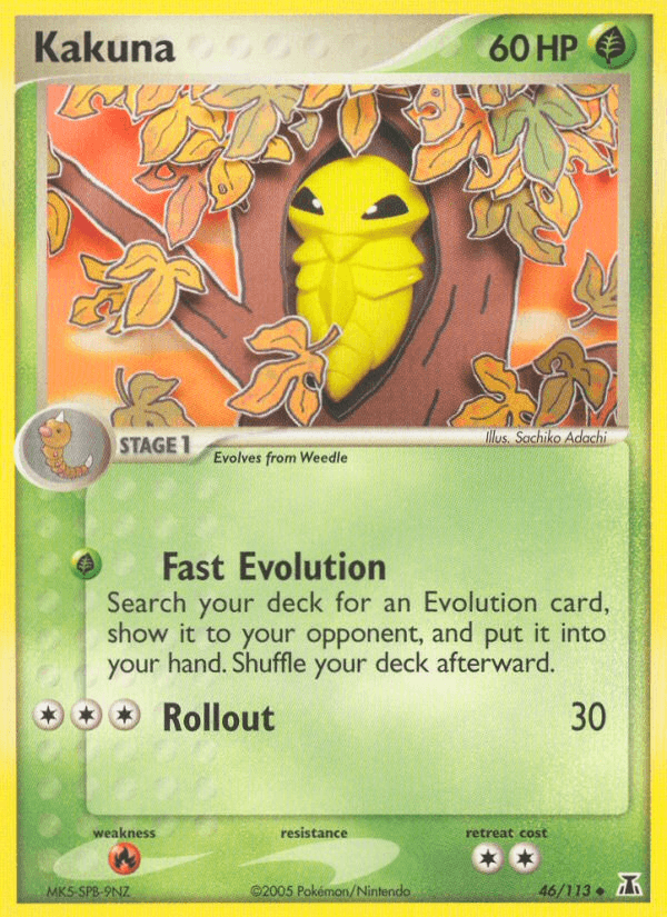 Carta Pokémon Kakuna 46