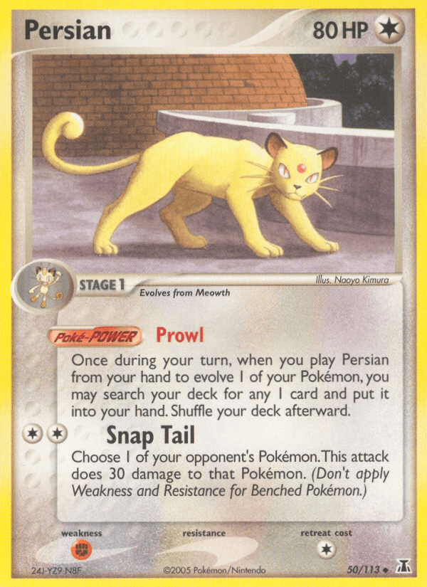 Carta Pokémon Persian 50