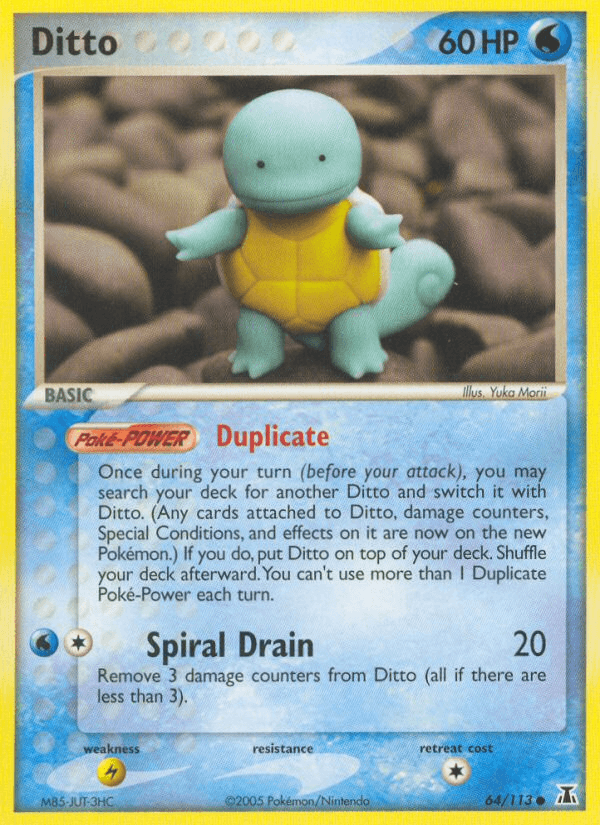 Carta Pokémon Ditto 64