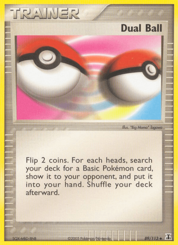 Carta Pokémon Dual Ball 89