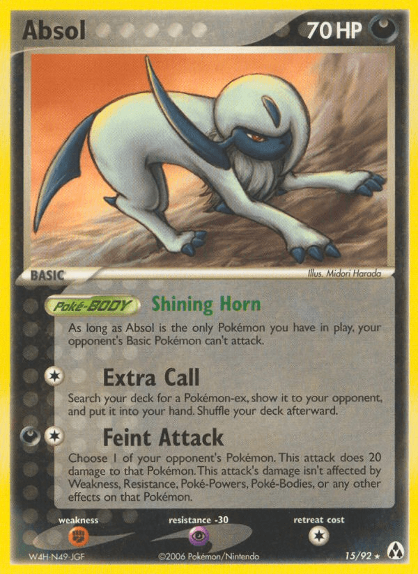 Carta Pokémon Absol