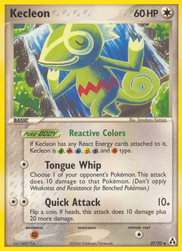 Carta Pokémon Kecleon 37