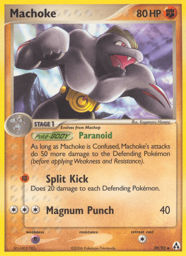 Carta Pokémon Machoke 39